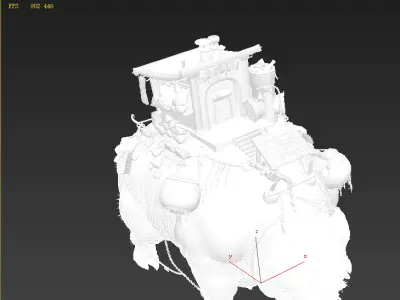 Smutton the 5th Low-poly 3D model