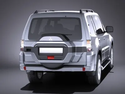 Mitsubishi Pajero Montero 2015 VRAY 3D model