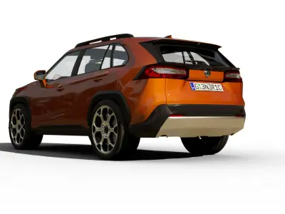 Generic SUV v16 Low-poly 3D model