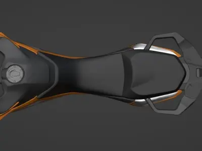 KTM 250 adventure bodypart 3D model