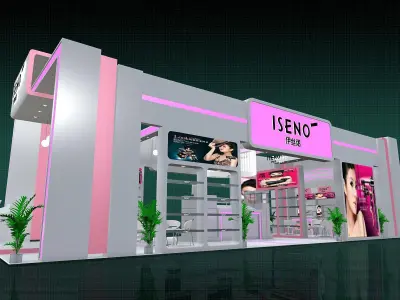 Booth - Area - 15X6-3DMAX2009-07 3D model