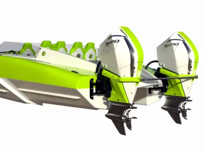  Powerboat  3D model