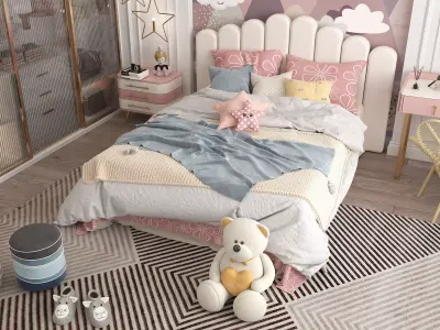 Children Bedroom Scene 3D model