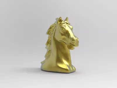 horse head 3D model