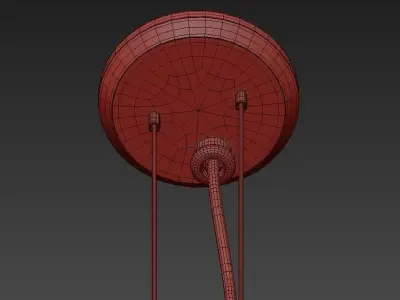 GONZAGA fan pendant lamp 3D model