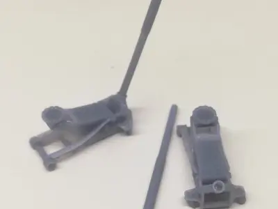 3d printable car jack for model building 3D print model