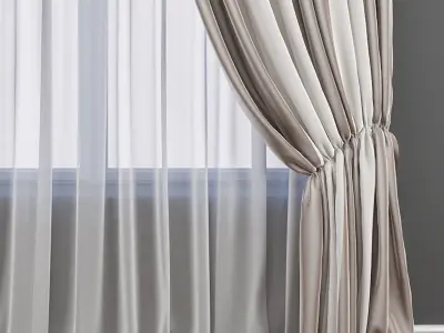 Set 86 Curtains 3D model
