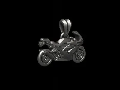 Motorcycle sport pendant lite 3D print model