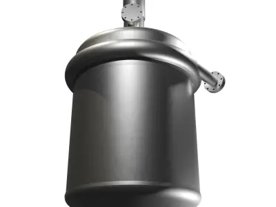 Molten Salt Reactor Experiment MSRE Simplified Vessel  3D model