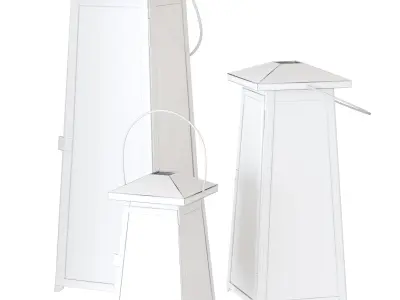 Crate and Barrel Regent Lounge Set 3D model