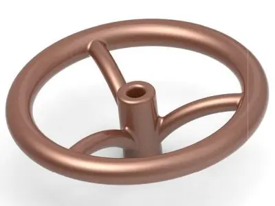 Kids Engineering Steering Wheel 3D print model