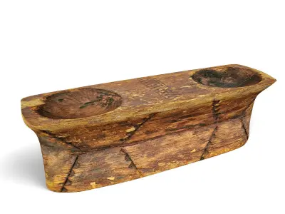 Old Wood Double Seed Sorter 3D model