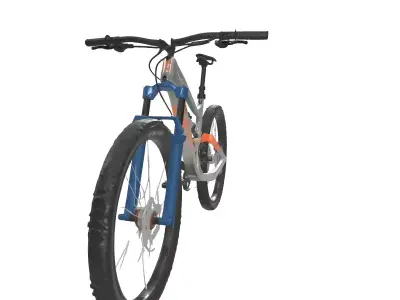 Cycling Mountain Bike 3D Model 3D model