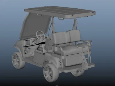 golf-cart-evolution-Turfman 200 3D model