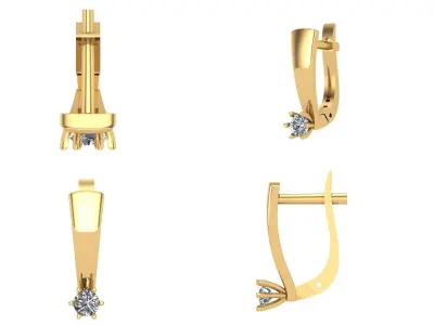 akr Earrings  3D print model
