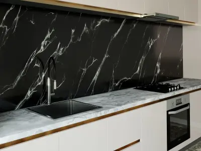 Kitchen scene 3D model