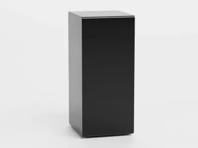 Tower Speaker V2 - Universal Black Sound Unit Low-poly 3D model
