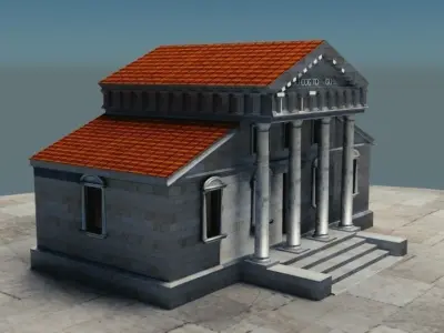 3 Palladian Palaces ARCHITECTURE 3D model