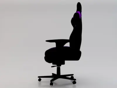 Gaming Chair 07 Low-poly 3D model