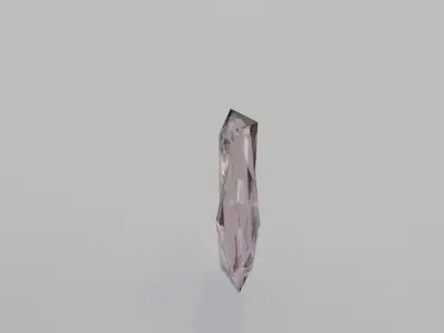High-Quality Crystal 3D Model 4K Textures Low-poly 3D model