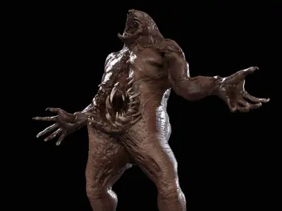 MutantZ6 Low-poly 3D model