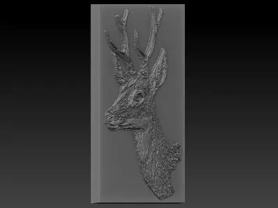 Deer Head 3D print model order