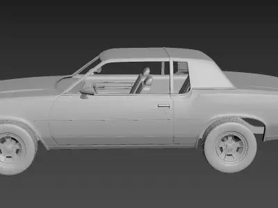 Oldsmobile Cutlass Supreme 1980 3D print model