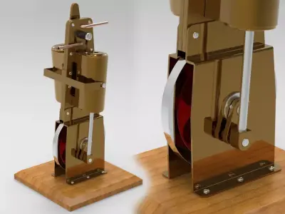 Steam Engine 3D model