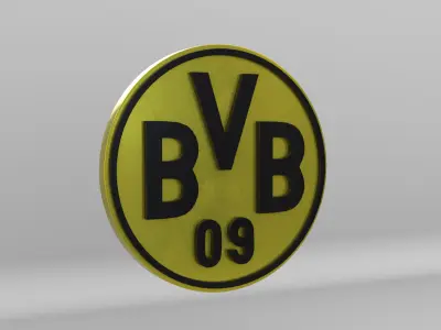 Borussia Dortmund Team Logo 3D model