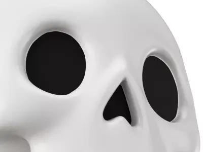 Decorative skull 3D model