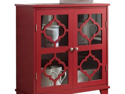 Bertta Wide Credenza 3D model