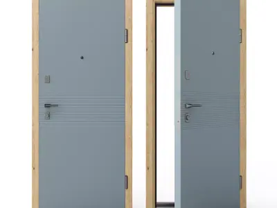 Jacaan Door 3D model