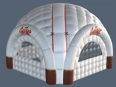 Inflatable Tent  Collection Low-poly 3D model