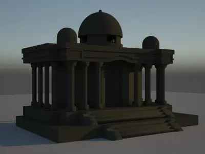 Aries House  - Saint Seiya  Knights of the Zodiac 3D model