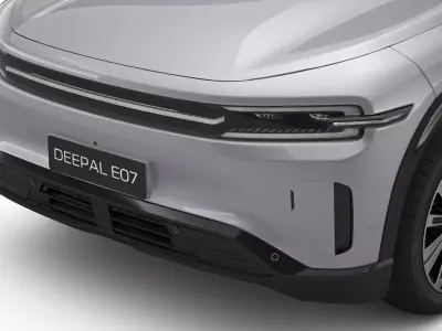 2026 Deepal E07 with Interior  3D model