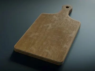 Cutting Board Low-poly 3D model