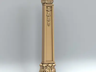 Column 002 3D model purchase