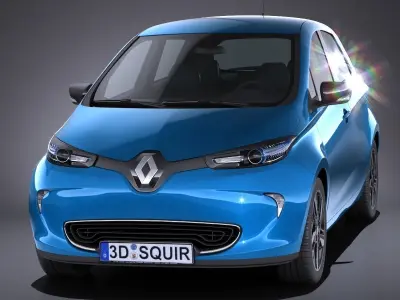 Renault Zoe 2017 3D model