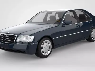 Mercedes Benz S Class - W140 3D model