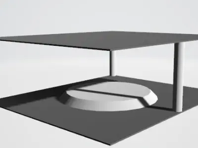 car stage 3d model 3D model