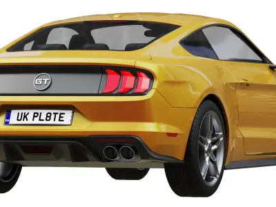 Mustang GT 2020 3D model