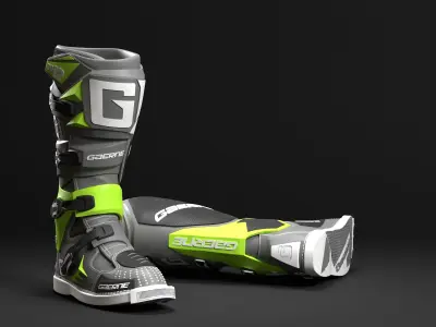 Gaerne Motocross Boots 3D print model