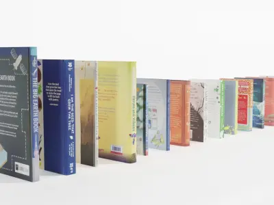 Childrens and Early Teen Books 3D model