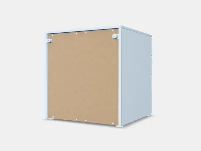 SMASTAD - PLATSA Chest of 3 drawers 8 Low-poly 3D model