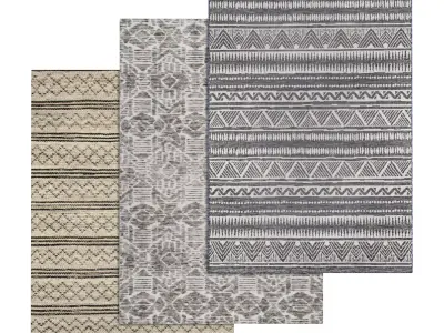 Rug Set 1312 3D model
