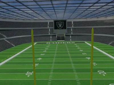 Las Vegas Raiders - American Football Stadium Low-poly 3D model
