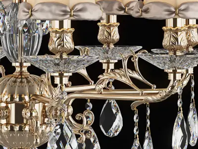 701081 Fiocco Osgona Chandelier 3D model