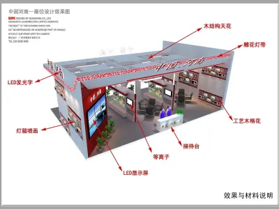 Exhibition - Area - 12X8 -3DMAX2009-08 3D model