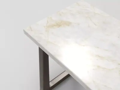 Ujo Side Table Low-poly 3D model