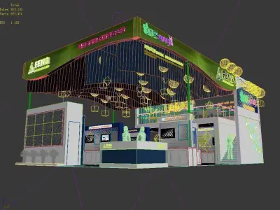 Exhibition - Area - 15X9-3DMAX2012-01 3D model